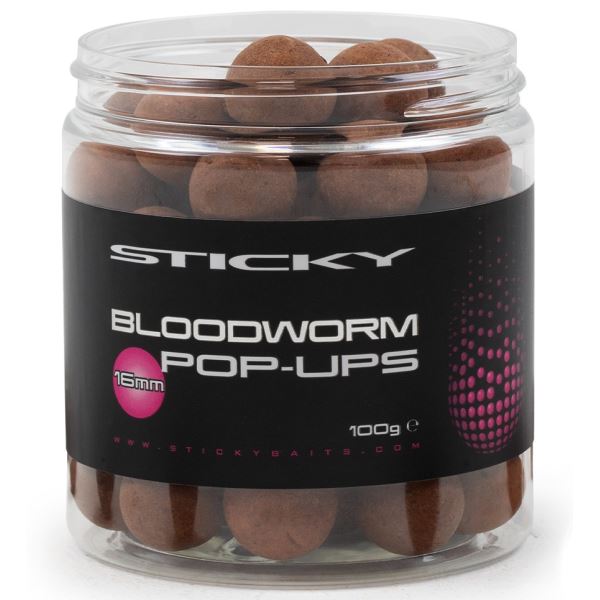 Sticky Baits Plovoucí Boilies Bloodworm Pop-Ups 100 g