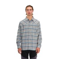 Grundéns Košile Steelhead Flannel Metal Plaid (1)