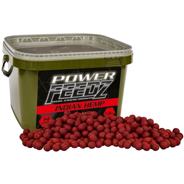 Starbaits Boilie Power Feedz Indian Hemp 1,8 kg