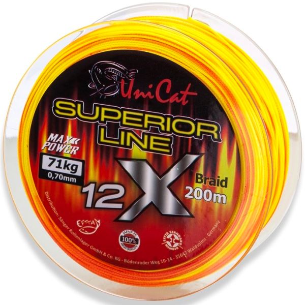 Uni Cat Splétaná Šňůra 12 X Superior Line 200 m