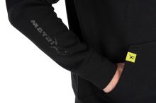 Matrix Mikina Black Edition 1/4 Zip Sweat Black Lime (4)