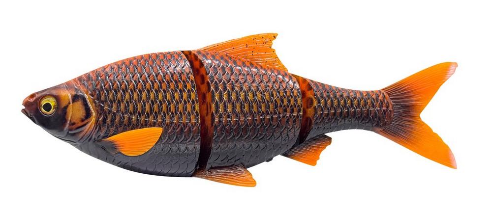 Savage gear gumová nástraha 3d line thru roach sinking black - 32 cm 445 g