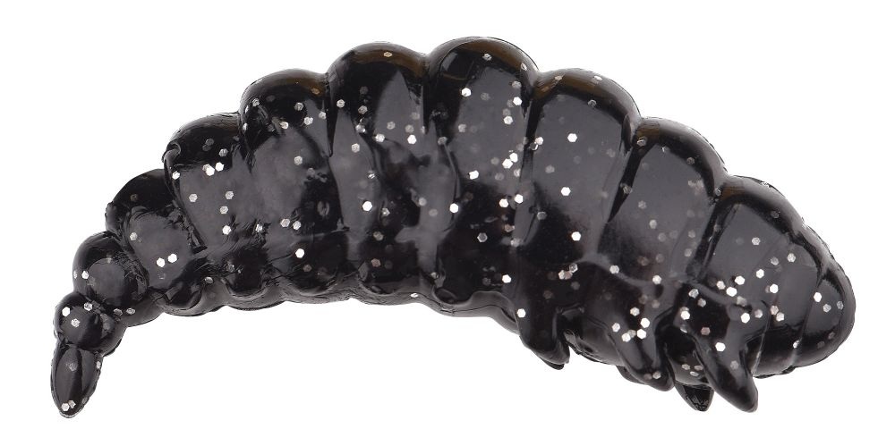 Spro gumová nástraha trout master fat camola black 4 cm 8 ks