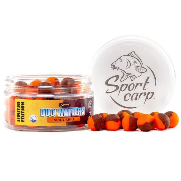 Sportcarp Neutrálně Vyvážené Nástrahy Duo Wafters Spicy Krill 11 mm 100 ml