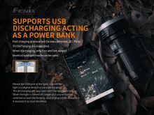 Fenix Nabíjecí LED Svítilna LR40R (2)