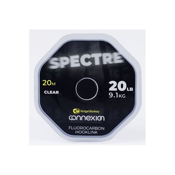 RidgeMonkey Fluorocarbon Connexion Spectre Fluorocarbon Hooklink 20 m