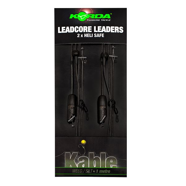 Korda Olověná Montáž Leadcore leader Heli Safe 1 m 2 ks