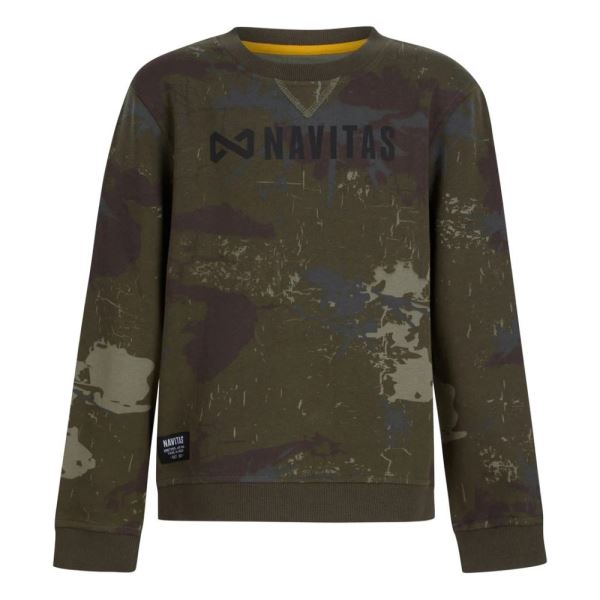 Navitas Mikina Identity Camo Kids Sweatshirt