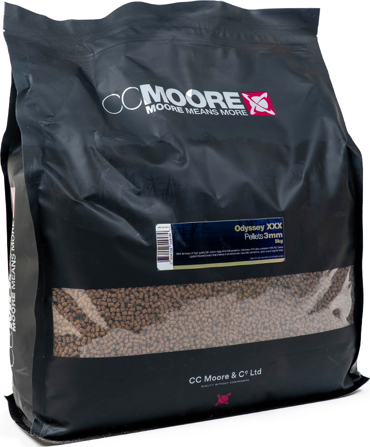 Levně Cc moore pelety odyssey xxx - 5 kg 3 mm