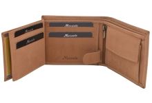 Mercucio Peněženka Světlehnědá Vzor 71 Muškař (1)