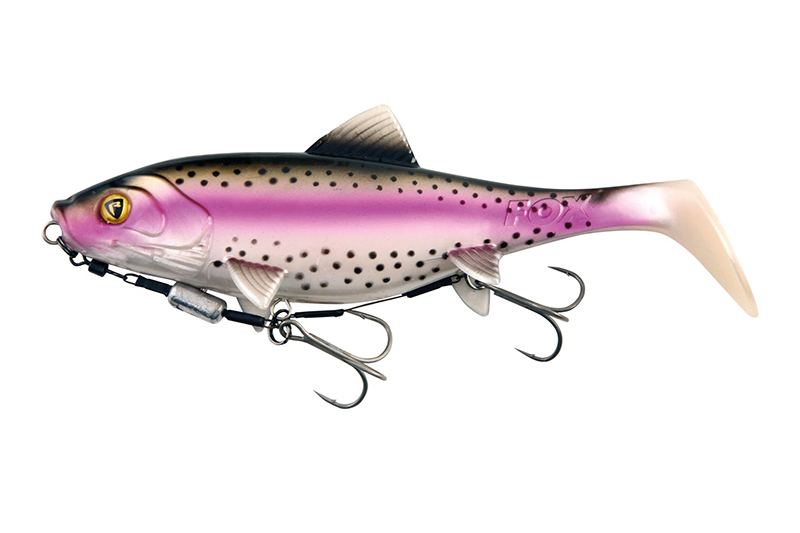 Levně Fox rage gumová nástraha replicant shallow uv original rainbow trout - 18 cm 65 g