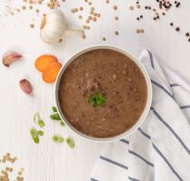 Ježkovy Krabičky Čočková Polévka s Uzeninou 330 g (1)