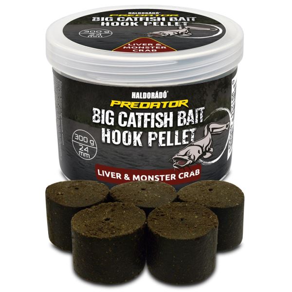 Haldorádó Pelety Catfish Bait Hook Pellet Liver Monster Crab 300 g