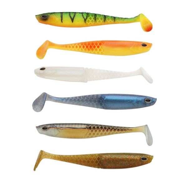 Berkley Sada Gumových Nástrah Powerbait Cullshad Slim Dark Water Mix
