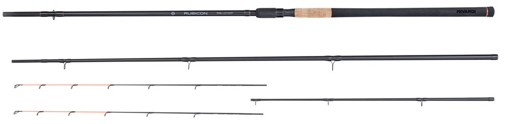 Mivardi prut rubicon feeder 330m 3,3 m 80 g 3-díl