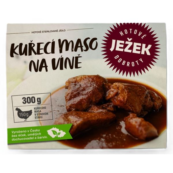 Ježkovy Krabičky Kuřecí Maso Na Víně 300 g