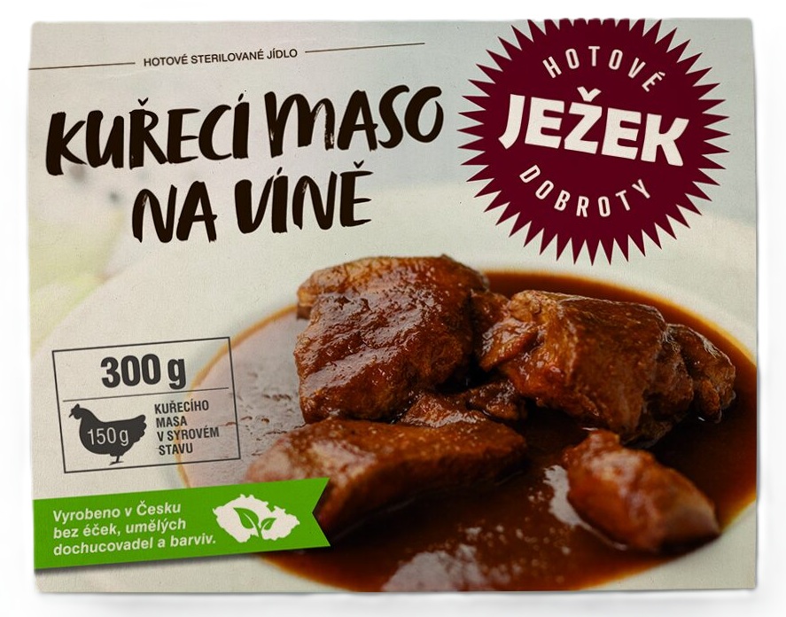 Levně Ježkovy krabičky kuřecí maso na víně 300 g