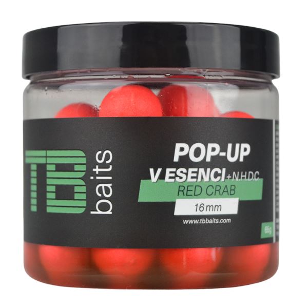 TB Baits Plovoucí Boilie Pop-Up Red Crab + NHDC 65 g