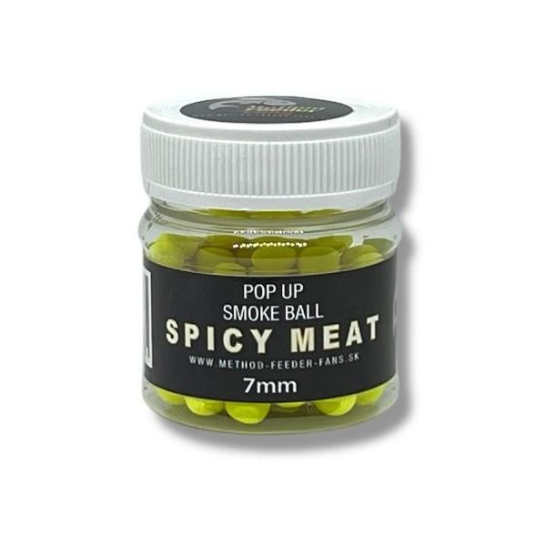 Method Feeder Fans Plovoucí Boilies Pop Up Smoke Ball 7 mm 50 ml