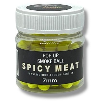 Method feeder fans plovoucí boilies pop up smoke ball 7 mm 50 ml - sweet mango
