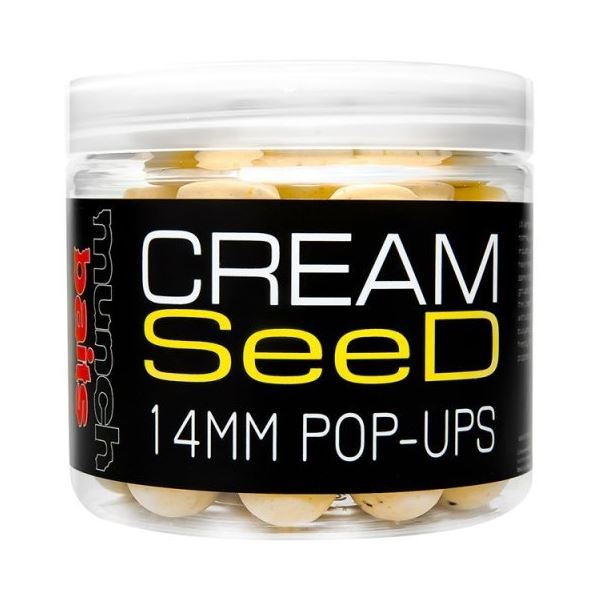 Munch Baits Plovoucí Boilies Pop-Ups Cream Seed 200 ml