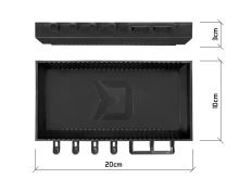 Delphin Univerzální Polička Na Stojany ShelfPod BlackWay (1)