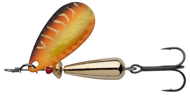 Abu garcia třpytka droppen spinners lf red hot tiger - 5,3 cm 12 g