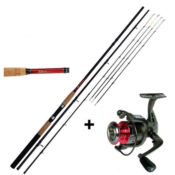 Giants Fishing Prut CLX Feeder TR 11ft Medium 3,3 m 90 g + Naviják