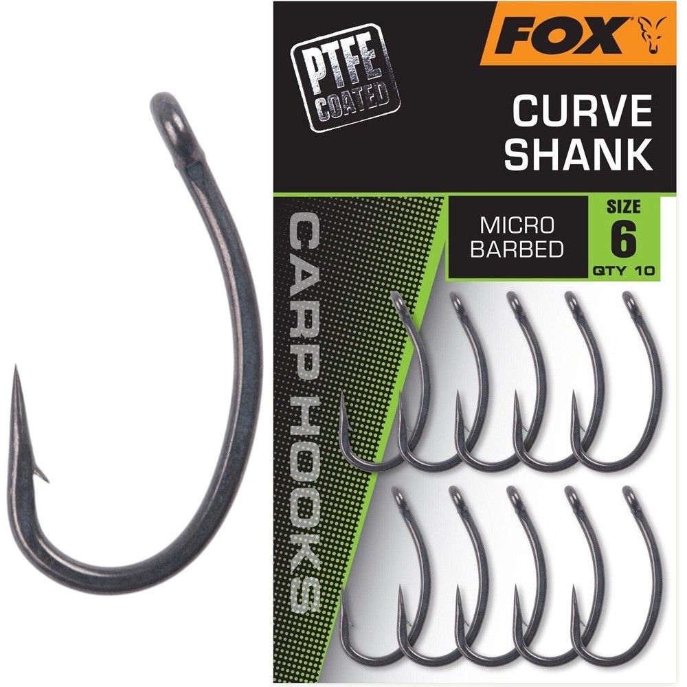 Levně Fox háčky curve shank 10 ks - velikost 5