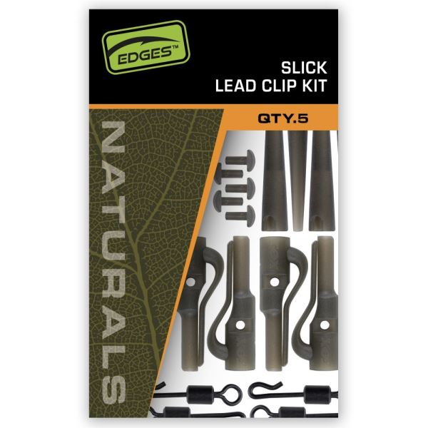 Fox Závěsky Edges Naturals Slik Lead Clip Kit 5 ks
