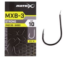 Matrix Háčky MXB-3 Barbed Spade End Black Nickel 10 ks - 10