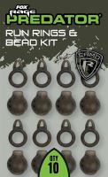 Fox Rage Predator Sada Kroužky+ Korálky Camo Run Rings & Bead Kit 10 ks (1)