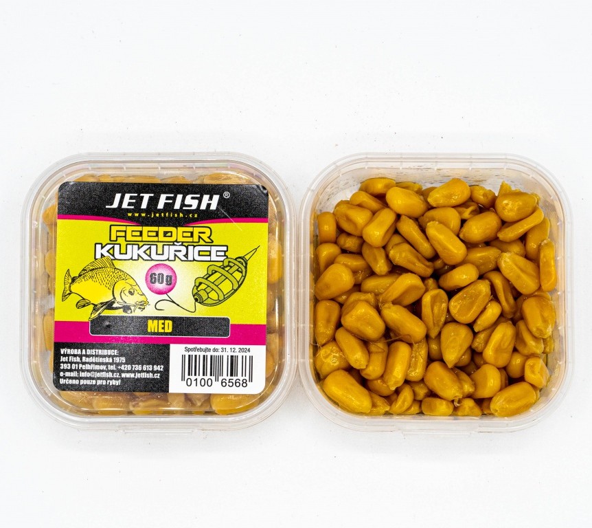 Jet fish kukuřice feeder 60 g - med