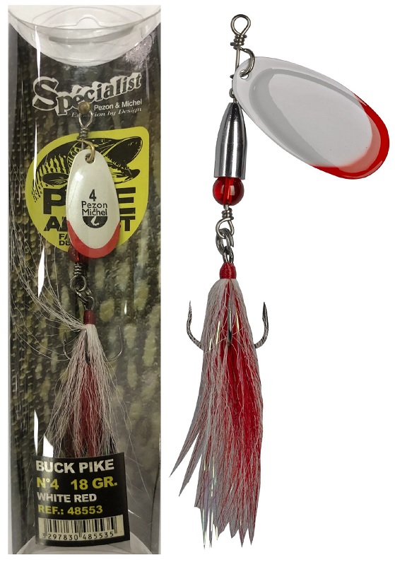 Pezon&michel třpytka buck pike white red - 24 g