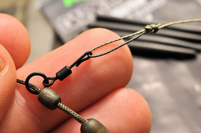 Korda obratlík s kroužkem kwik change swivel-velikost 11