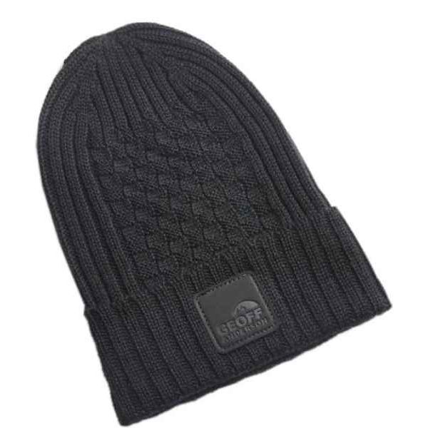 Geoff Anderson Čepice WizWool Ulf Beanie Černá