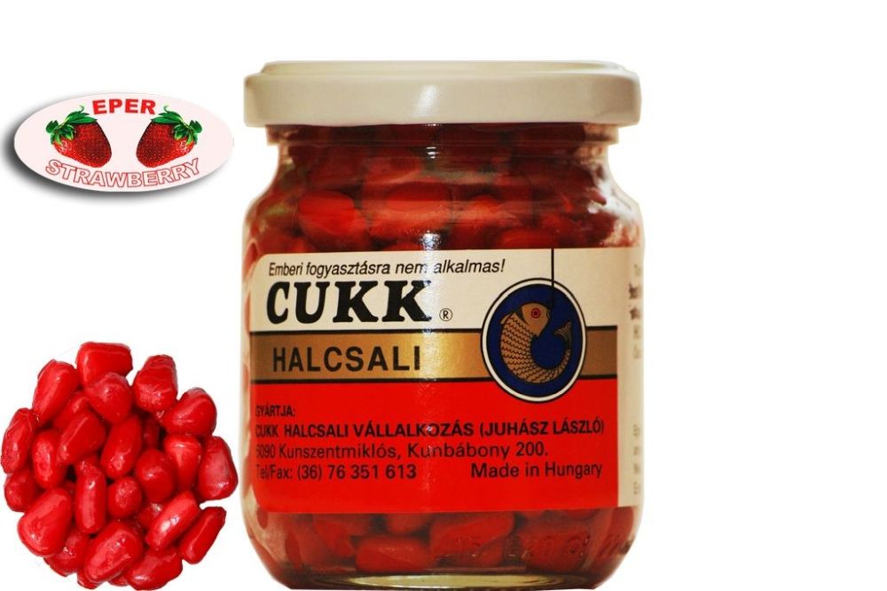 Levně Cukk kukuřice bez nálevu 220 ml-jahoda