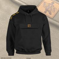Vass Mikina Culture Hoody Khaki Black (7)