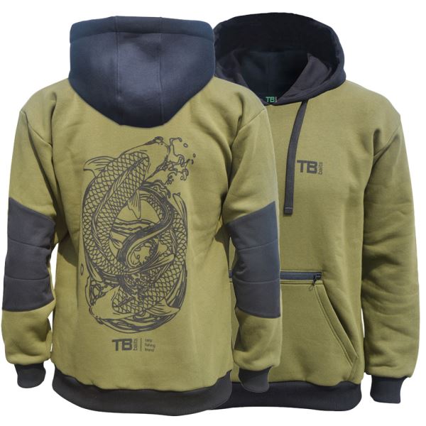 TB Baits Mikina Olive Edition Hoodie