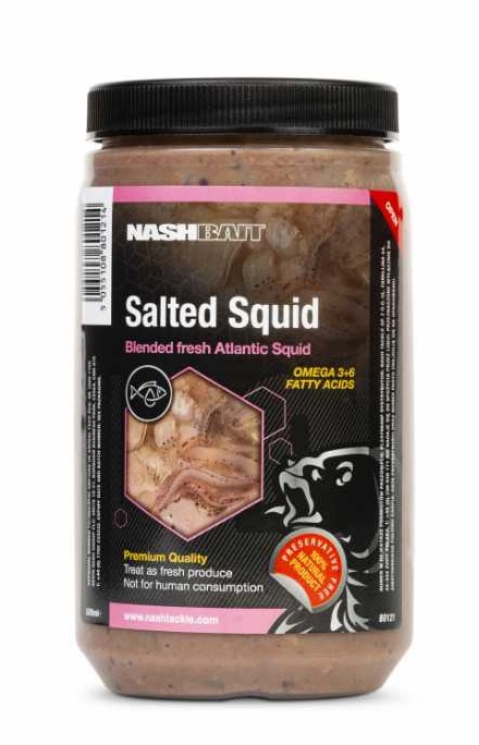 Levně Nash booster salted squid 500 ml