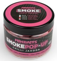 Mikbaits Plovoucí Boilie Smoke Pop-Up 14 mm 150 ml - Chilli Jahoda