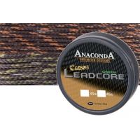 Anaconda Návazcová Šňůra Camou Leadcore 10 m - Nosnost 35lb / Barva CAMO BROWN