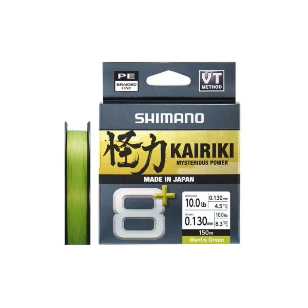 Shimano Splétaná Šňůra Line Kairiki 8+ Mantis Green 300 m