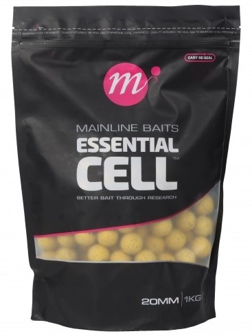 Levně Mainline boilies shelf life essential cell 1 kg - 15 mm