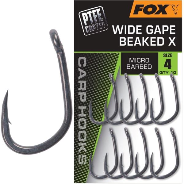Fox Háčky Wide Gape Beaked X 10 ks