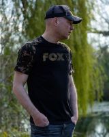 Fox Triko Raglan T Shirt Black Camo (2)