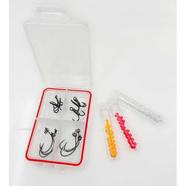 Savage Gear Háčky a Korálky Seatrout Hooks And Beads Kit 100 ks