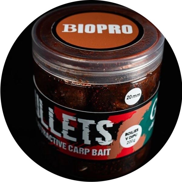 G.B.U. Dipované Boilies Bullets Biopro 200 g