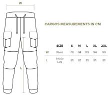Kumu Lehké Kalhoty Utility Cargos Khaki (10)