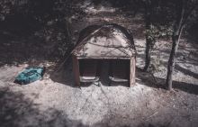 Mivardi Deštník Session Umbrella XL + Sada Stabilizačních Tyčí Session (5)